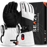 Seazy - Heated Gloves - White/Black