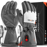 Seazy - Heated Gloves - Grey/White